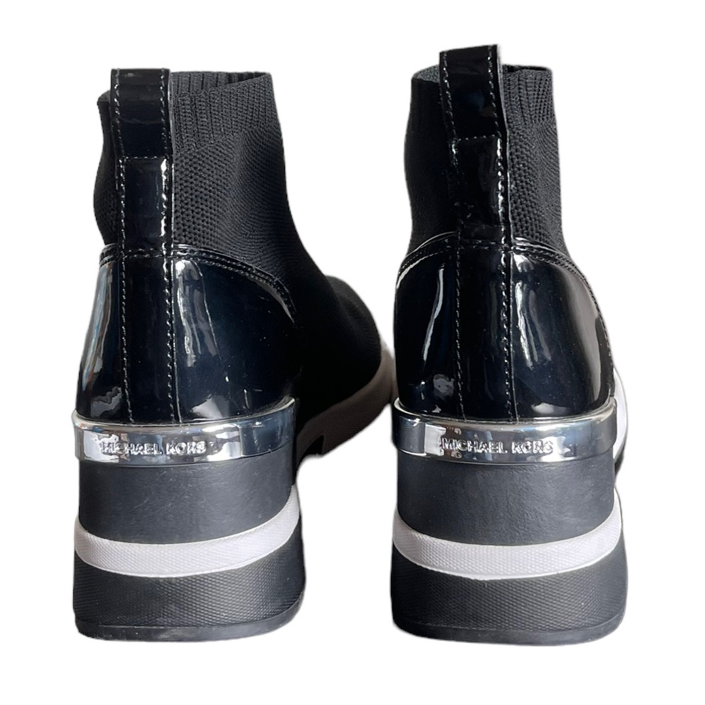Michael Kors Skyler sock booty sneakers. Size 8 1/2.GUC - Picture 6 of 12